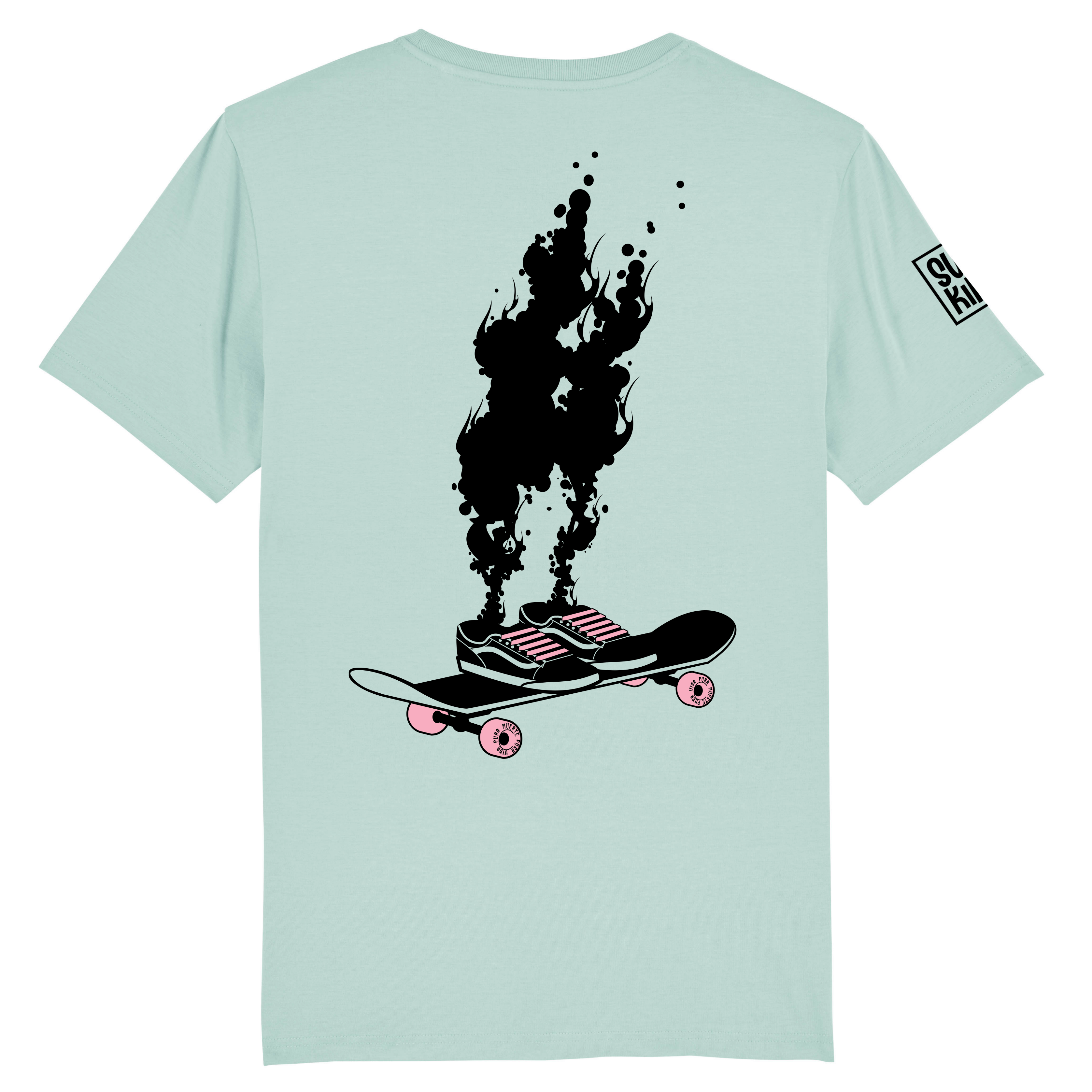 T-shirt skate design for men, Darkslide Combustion