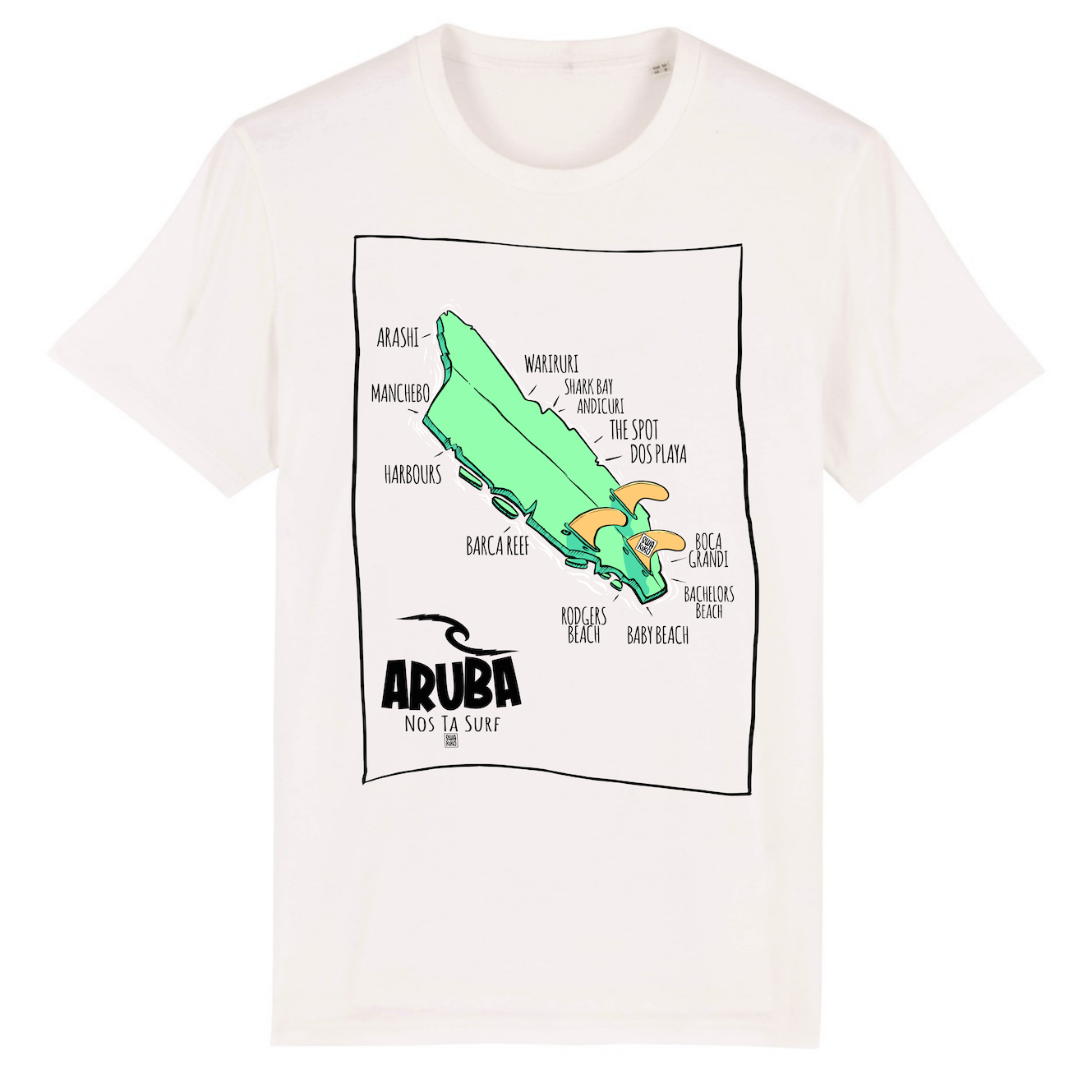 Aruba Surf T-shirt men - SWAKiKO | Surf 
