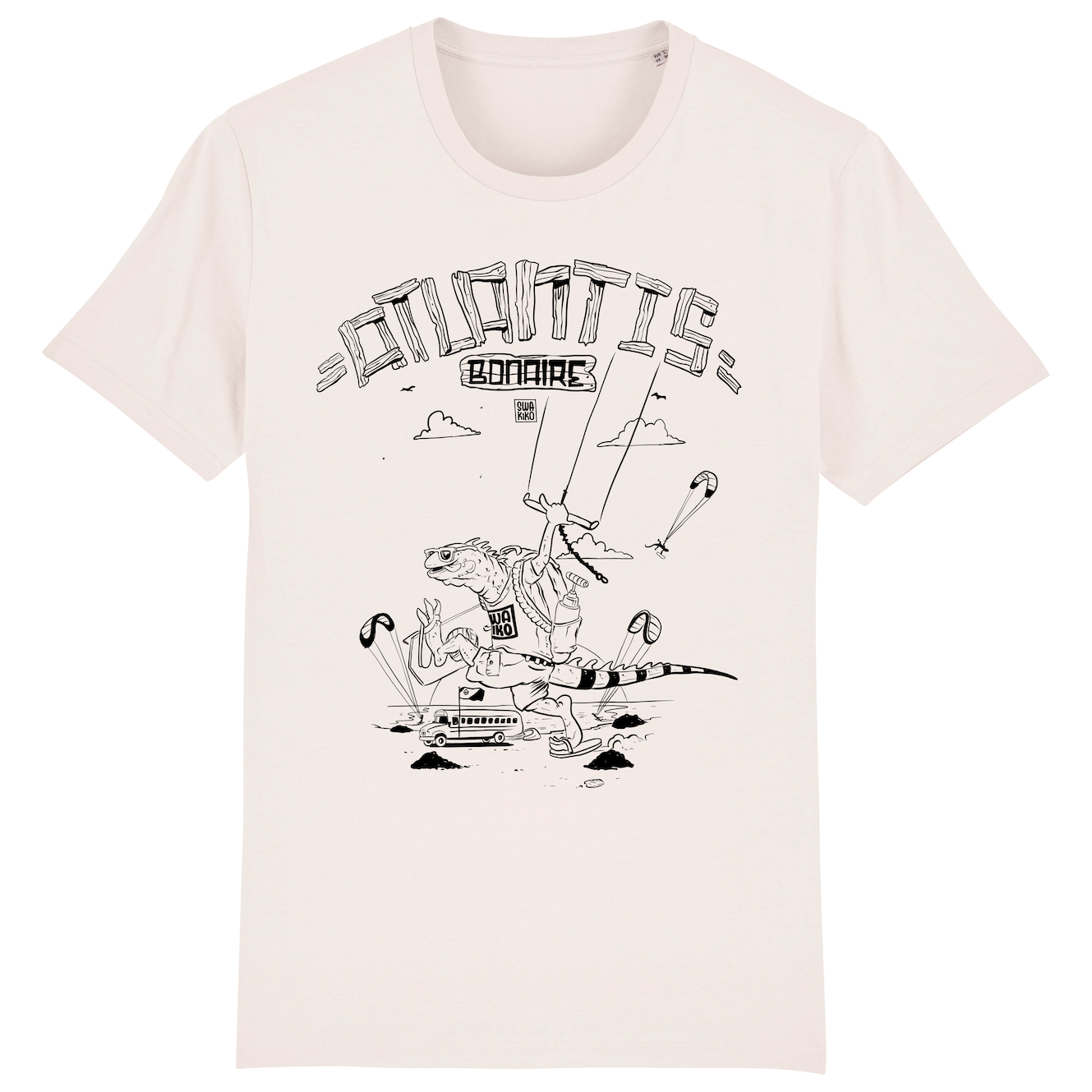 Bonaire Kite T-shirt vintage white men