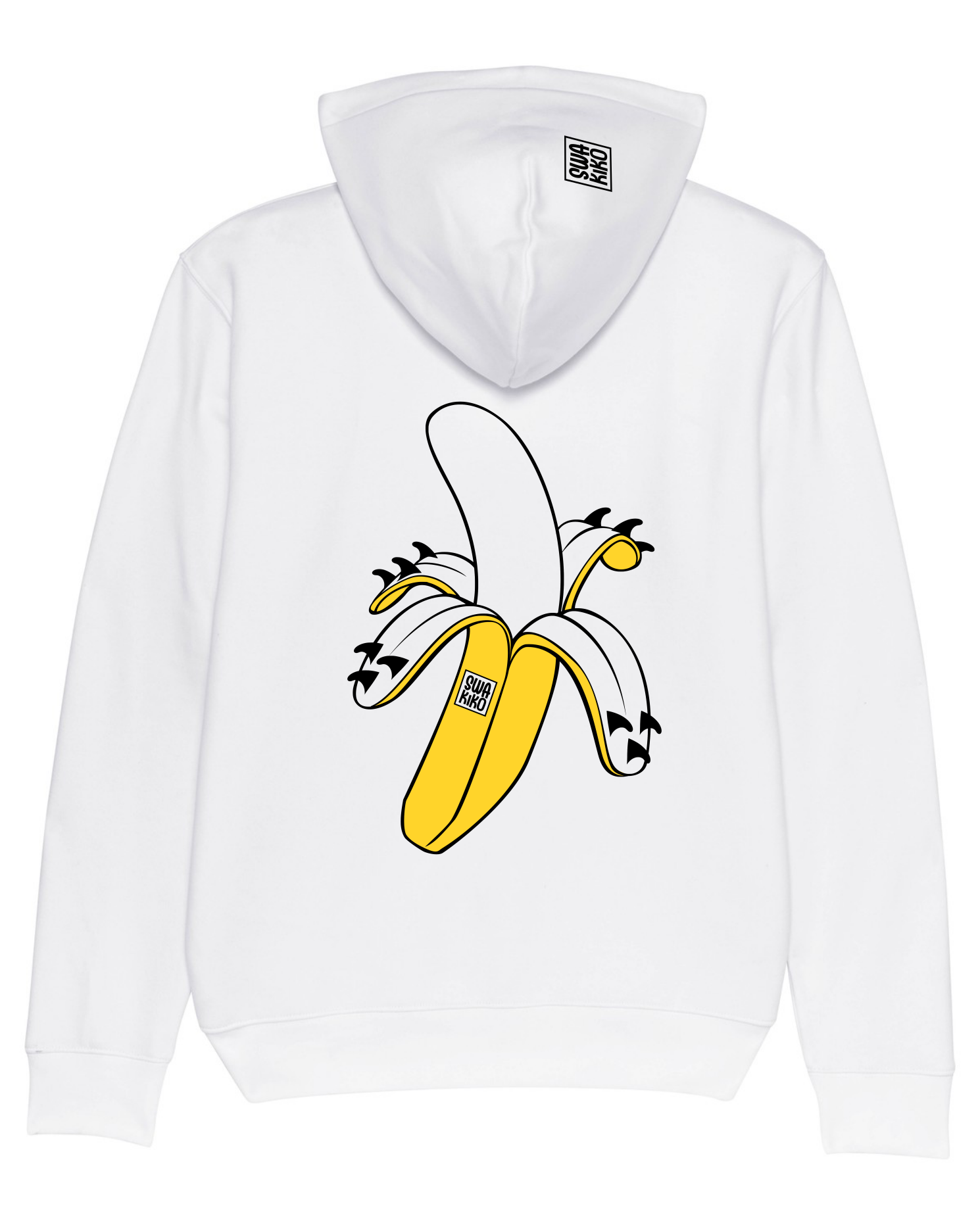 Hoodie Surf Banana, White
