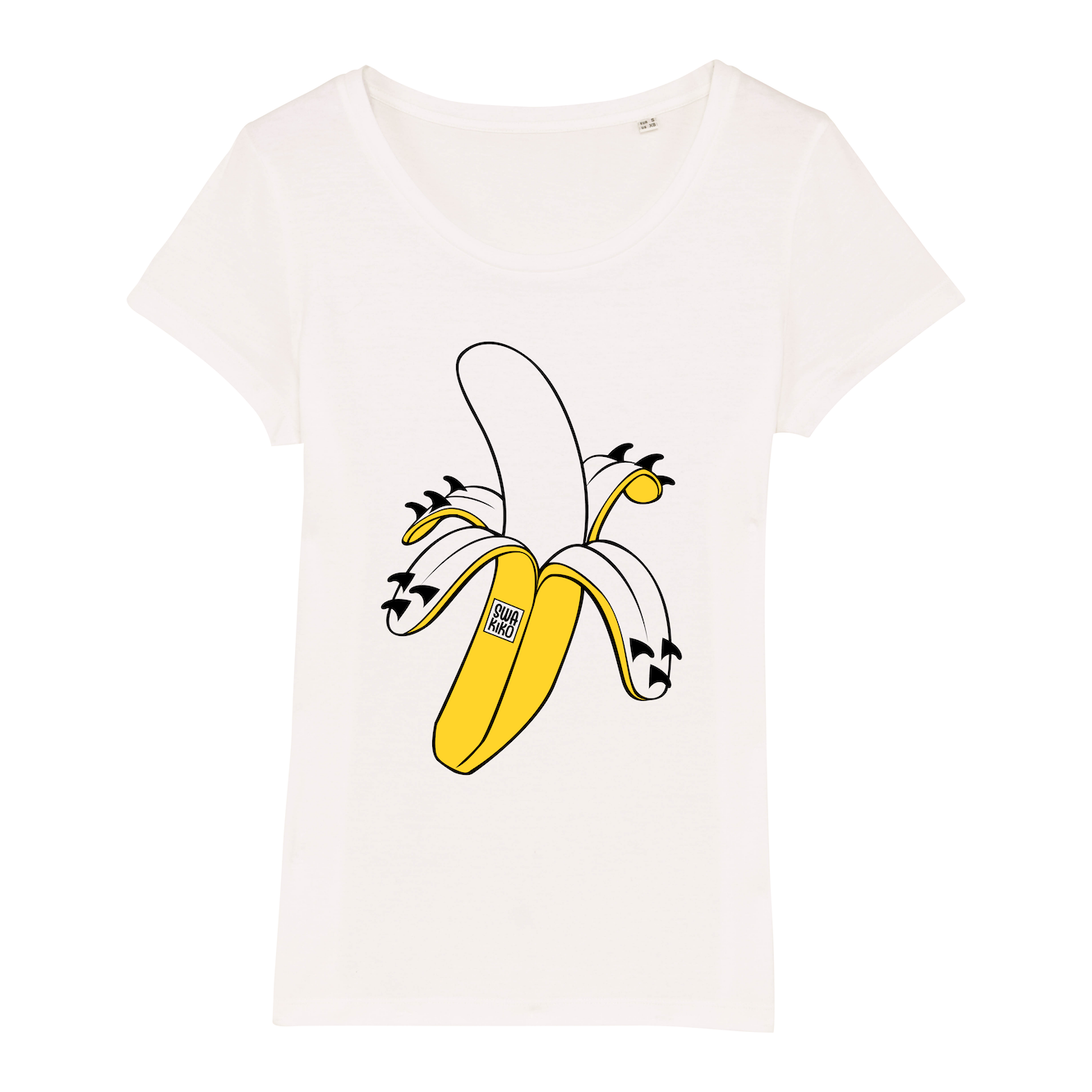 Banana Surf T-shirt white, women