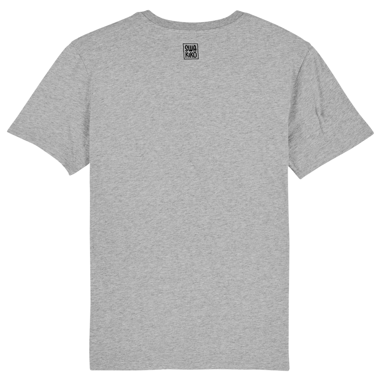Logo SWAKiKO on grey Bonaire T-shirt