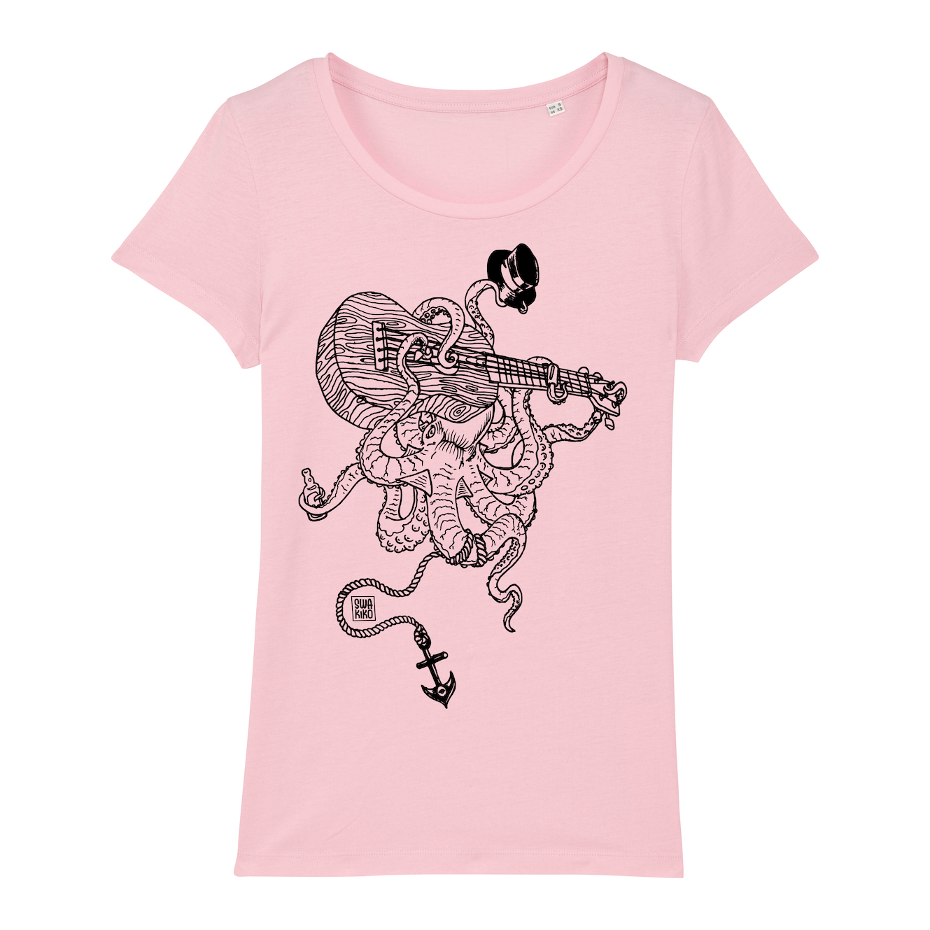 Surf t-shirt women pink, kahuna