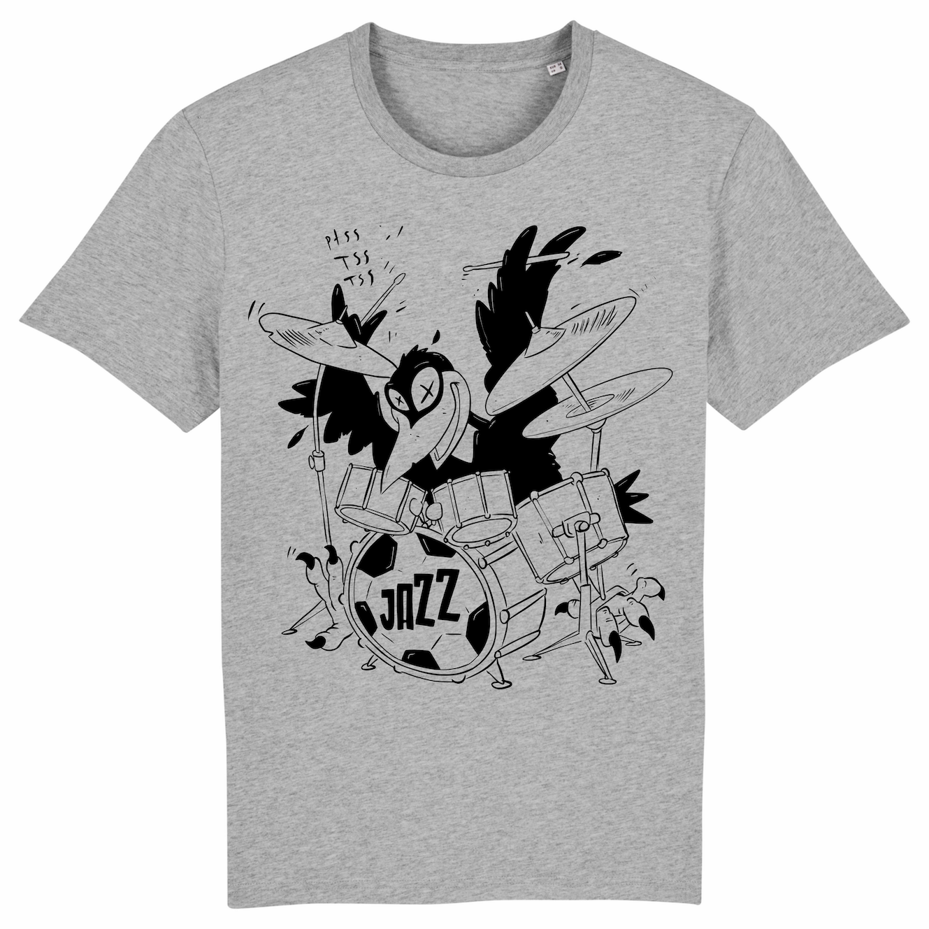 T-shirt Drummerboy grey