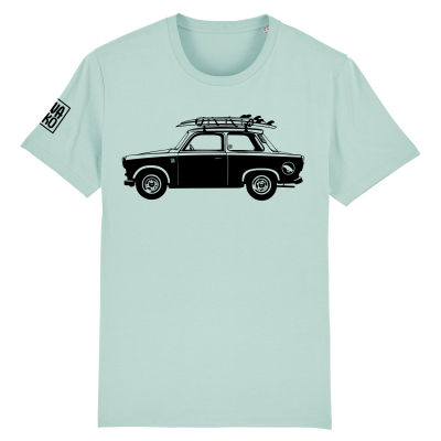 Surf t-shirt men turquoise, Trabant