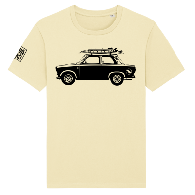 Surf t-shirt men yellow, Trabant