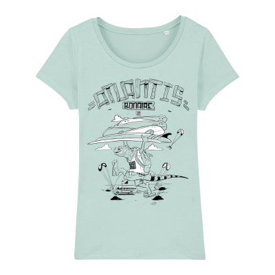 Atlantis Kite beach Surf Tee women caribbean blue