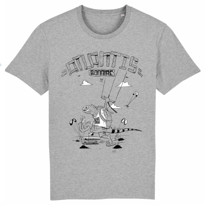 Kitesurf T-shirt Bonaire men, grey