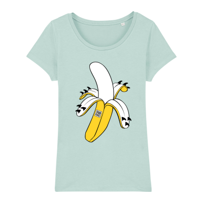 Surf t-shirt women caribbean blue, Banana Surf