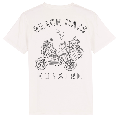 Beach Days Bonaire T-shirt, white