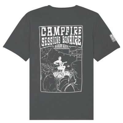 Campfire Sessions Bonaire, Grey T-shirt