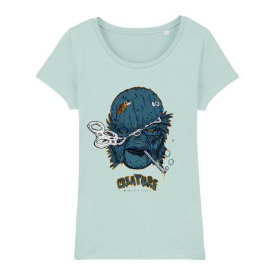 Creature women T-shirt caribbean blue