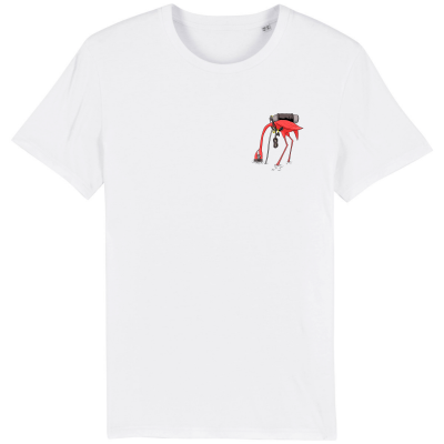 Flamingo Diving Bonaire logo shirt