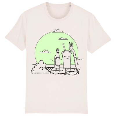 Fantastic Plastic T-shirt men vintage white