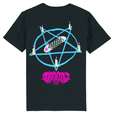 Skate t-shirt men, Gnarly, black
