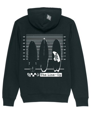 Surf Hoodie The Lineup, black