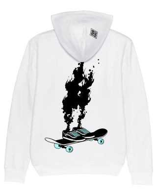 Hoodie Darkslide Combustion white