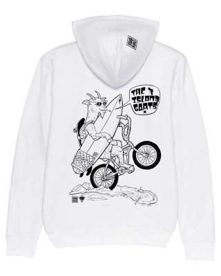 Bonaire Island Vibes hoodie white