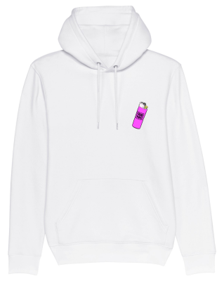 SWAKiKO hoodie lighter, white