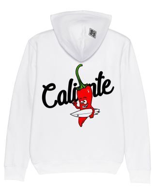 Hoodie Stoked Pepper white