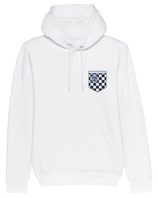 SWAKiKO hoodie front logo, white