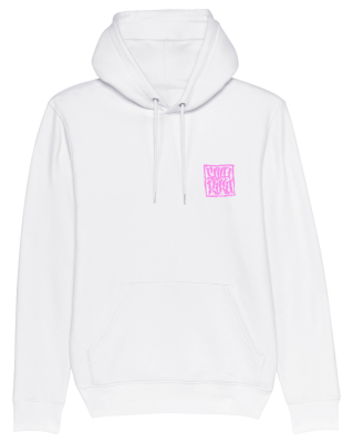 SWAKiKO hoodie front, white