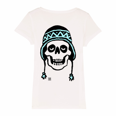 Surf t-shirt women, Peru, white