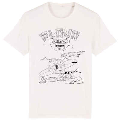 Chikitu surf T-shirt offwhite, men