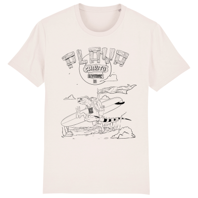 Chikitu surf T-shirt vintage white, men