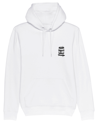 SWAKiKO hoodie SkateShip front, white