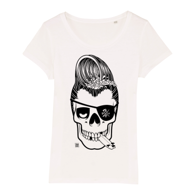 Surf t-shirt women, Haole Surfer, white