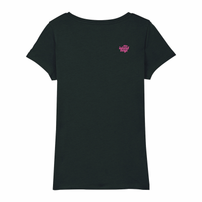 The Island Boyz, women black T-shirt back