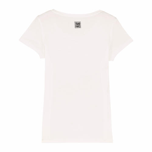 Logo SWAKiKO women white T-shirt